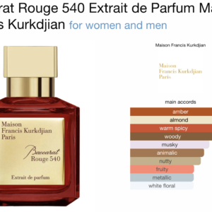 Baccarat Rouge 540 Extrait de Parfum Maison Francis Kurkdjian 70 ml - Image 3